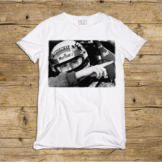 Tričko Ayrton Senna Helmet